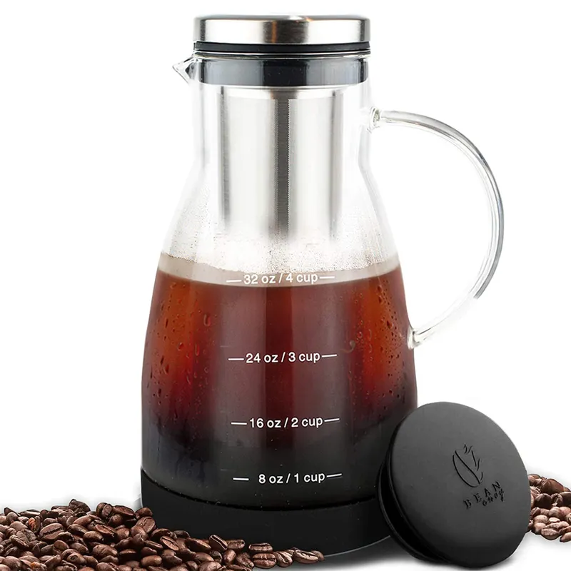 Bean Envy Cold Brew Coffee Maker - 32 oz Glass Cold Brew Pitcher — image 1