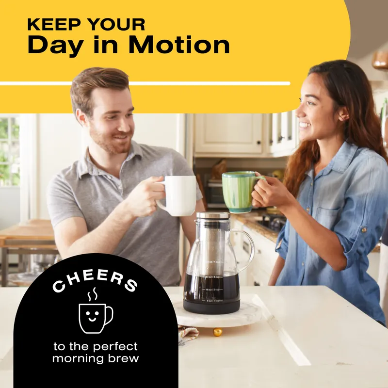 Bean Envy Cold Brew Coffee Maker - 32 oz Glass Cold Brew Pitcher — image 5