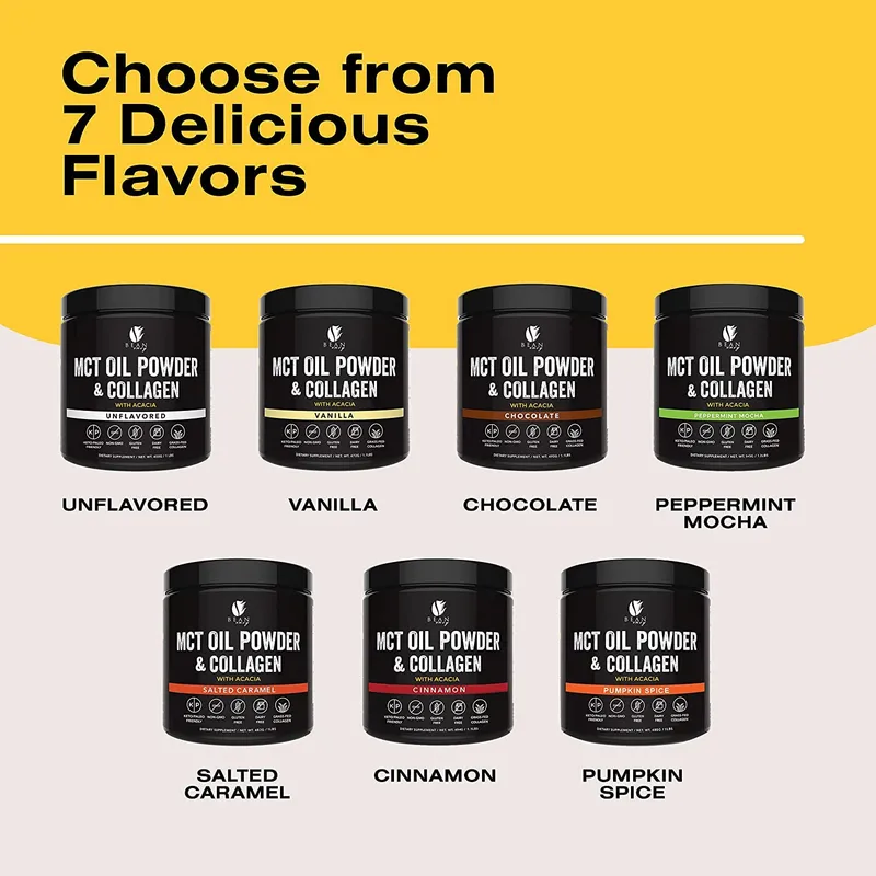 Bean Envy MCT Oil Powder with Collagen and Acacia - Gluten & Dairy-Free - Keto Creamer for Coffee, Ice Cream, Shakes and Smoothies - Vanilla — image 6