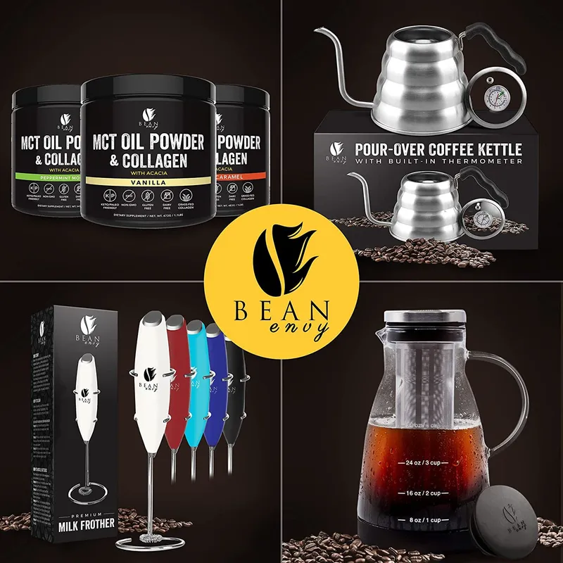Bean Envy MCT Oil Powder with Collagen and Acacia - Gluten & Dairy-Free - Keto Creamer for Coffee, Ice Cream, Shakes and Smoothies - Vanilla — image 9
